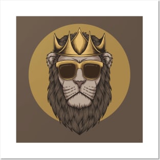 King of the Jungle | Cool Lion Head Posters and Art